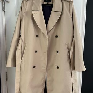J crew trench coat size 22